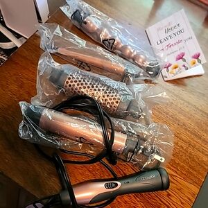 Kipozi Professional/Styling 5 in 1 Set, Interchangeable Curling Wand Set